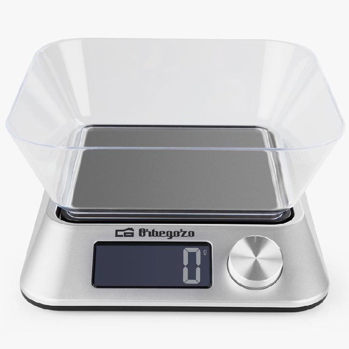 Orbegozo Báscula de cocina electrónica PC 1030 plata Orbegozo Báscula de cocina electrónica PC 1030 plata